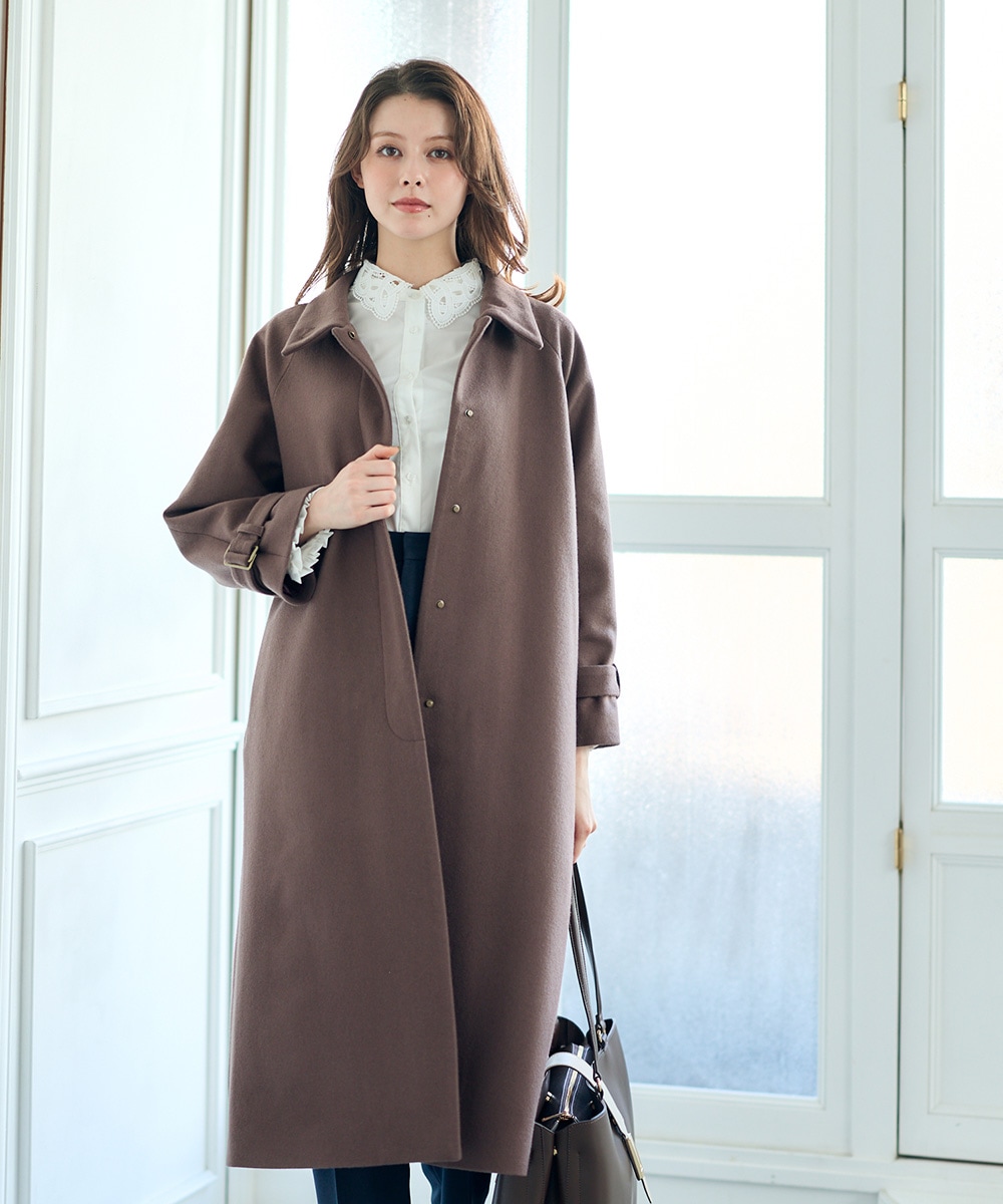 SALE】【Mimi Special Collaboration】ライトメルトンスタンドカラー