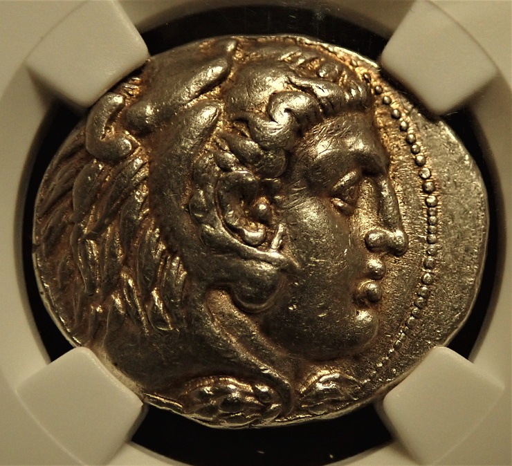 古代マケドニア、アレキサンダー大王（BC336-323年）テトラドラクマ