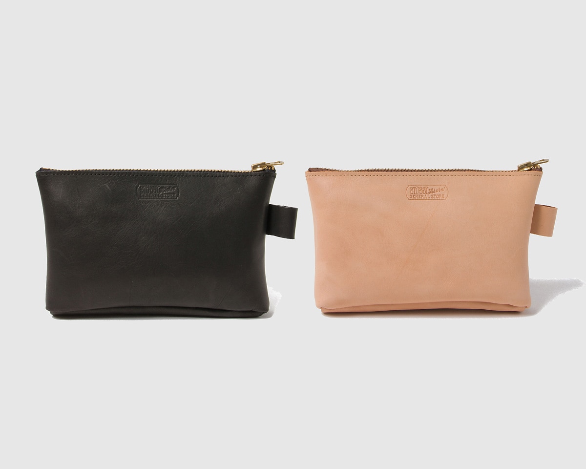 STUSSY Livin' General Store | GS Heavy Leather Pouch GSヘヴィ