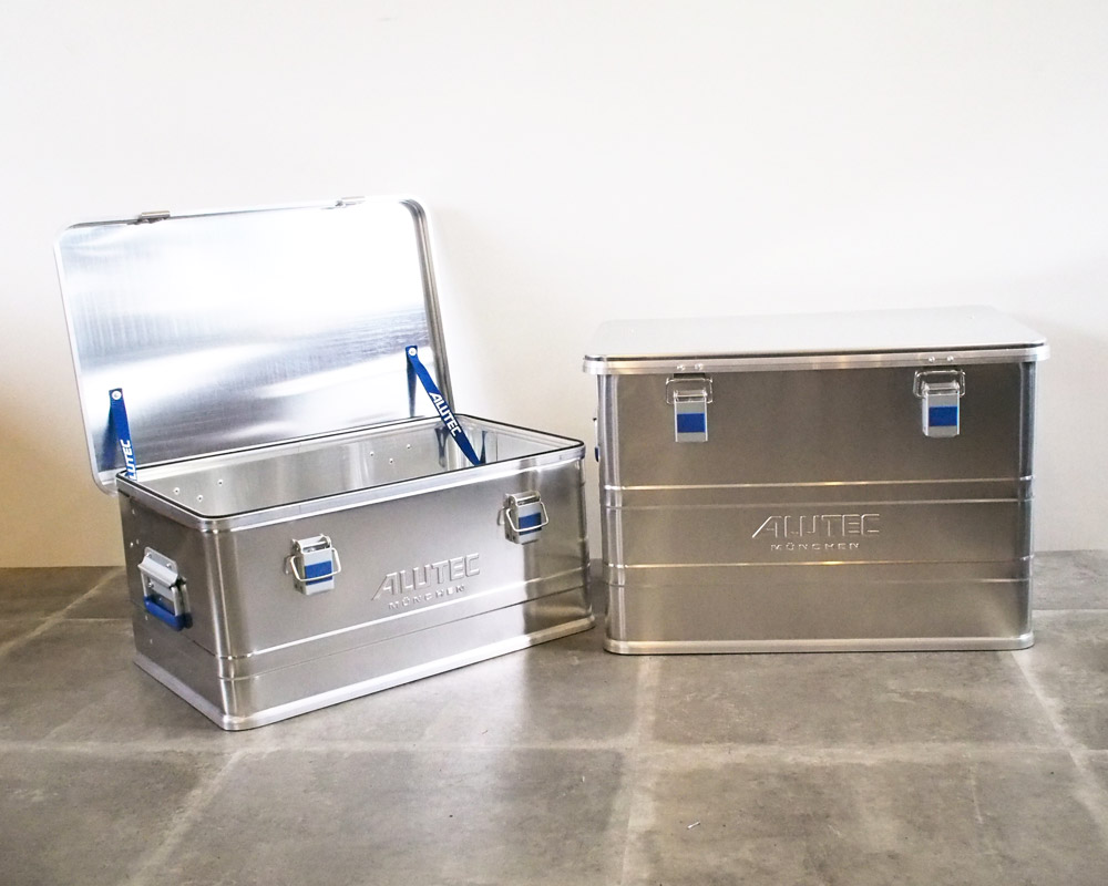 ALUTEC | ALUMI CONTAINER with LID [3size] アルミコンテナ 蓋付き