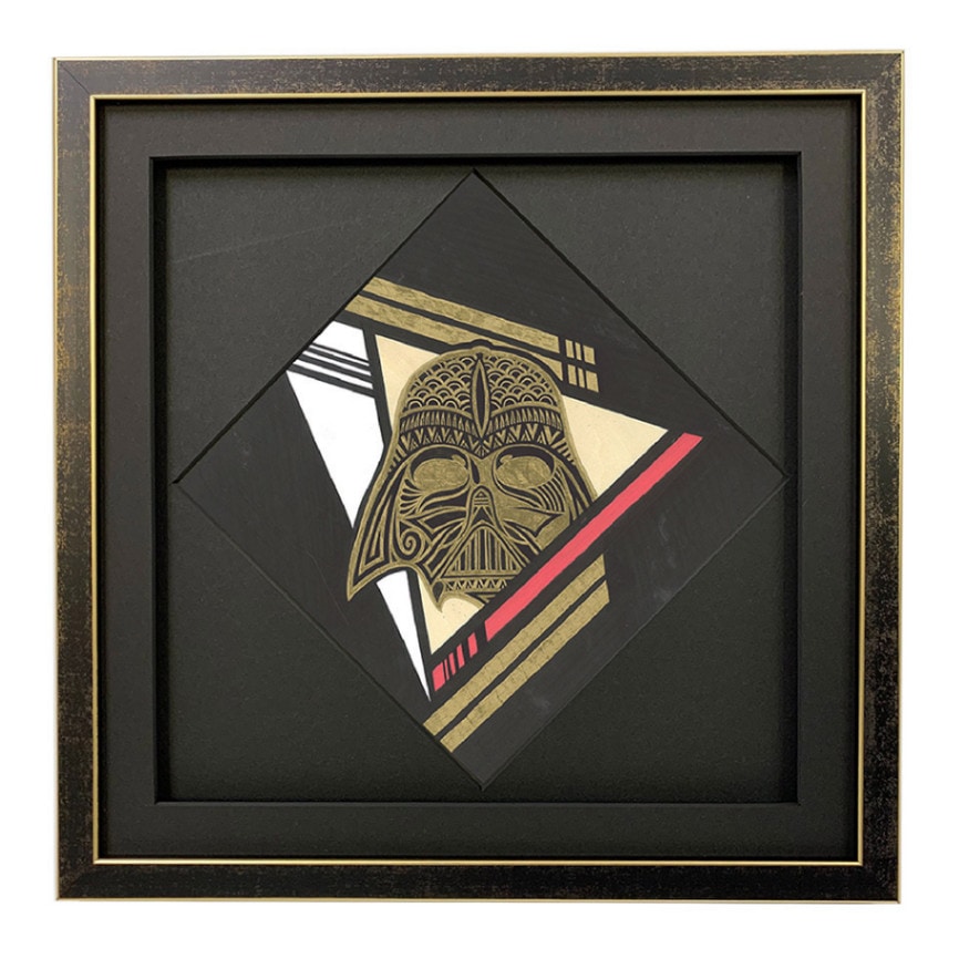 スター・ウォーズ 浮世絵木版画「ダース・ベイダー」｜浮世絵工房