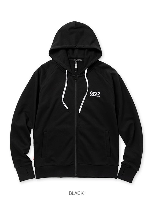 SY32 by SWEET YEARS「BASIC ZIP HOODIE Ver.2.0」BLACK | トップス