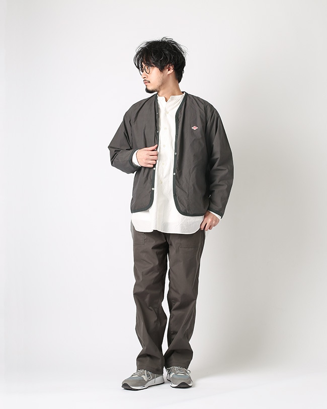 ◇[DT-A0144BRC]DANTON(ダントン) SHIRTS CARDIGAN シャツカーディガン