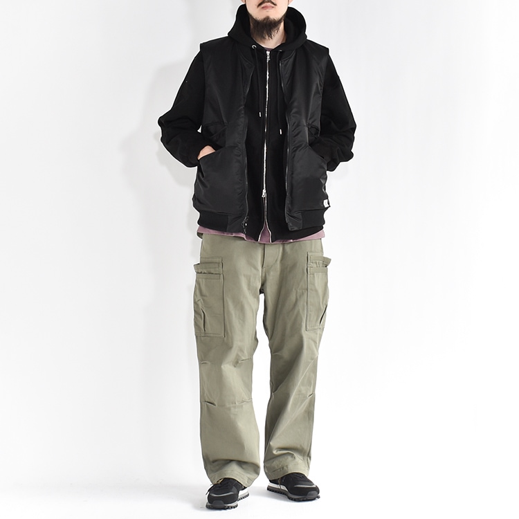 SF-232049]SASSAFRAS(ササフラス)Wheel Barrow Vest / Recycle Nylon