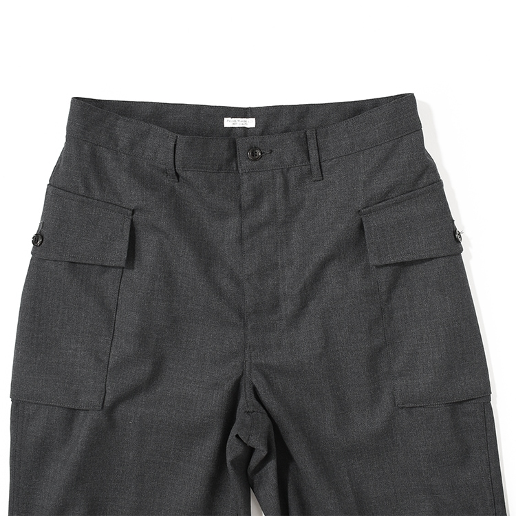 PMAT-PT06]PHIGVEL(フィグベル) HOPSACK WIDE POCKET TROUSERS(ホップ