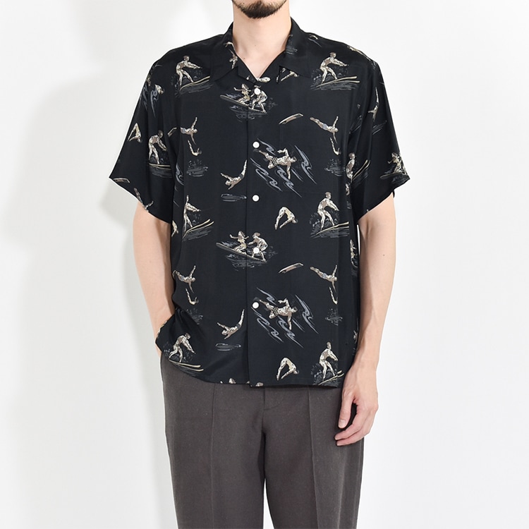 241OJ-SH06)OLD JOE(オールドジョー)ORIGINAL PRINTED OPEN COLLAR