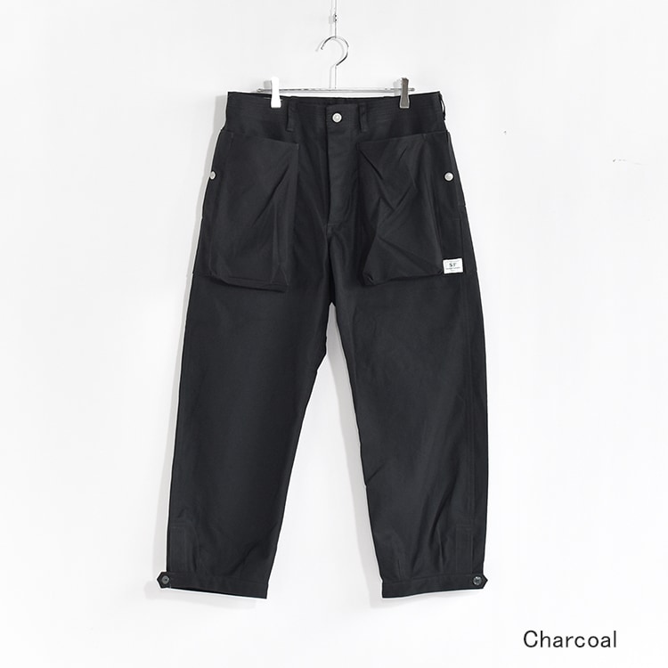 SF-242181]SASSAFRAS(ササフラス)Digs Crew Pants 4/5 / Cotton Duck
