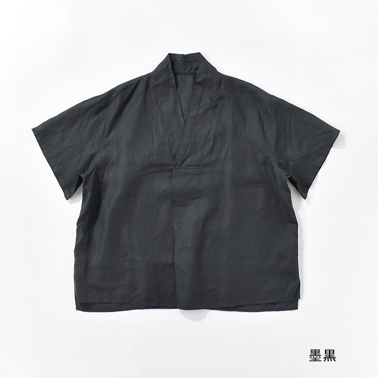 IONO リネン 麻 ラミー 100%超薄手ノースリーブシャツ mittan 系 IONO