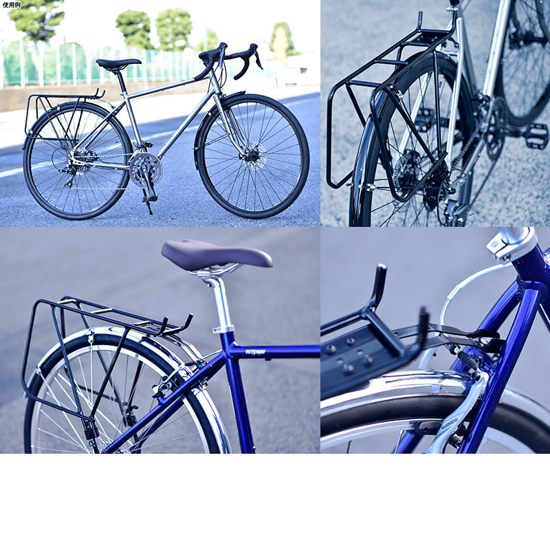 ライトウェイ パニアバッグ対応オフセットリアキャリア ブラック