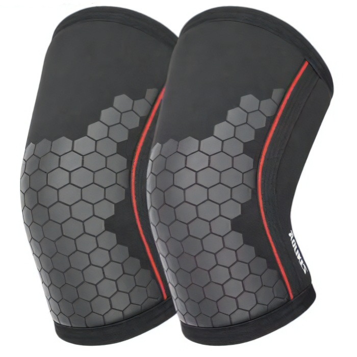 Aolikes・ネオプレンニーサポーター [ブラックヘキサゴン] | 膝