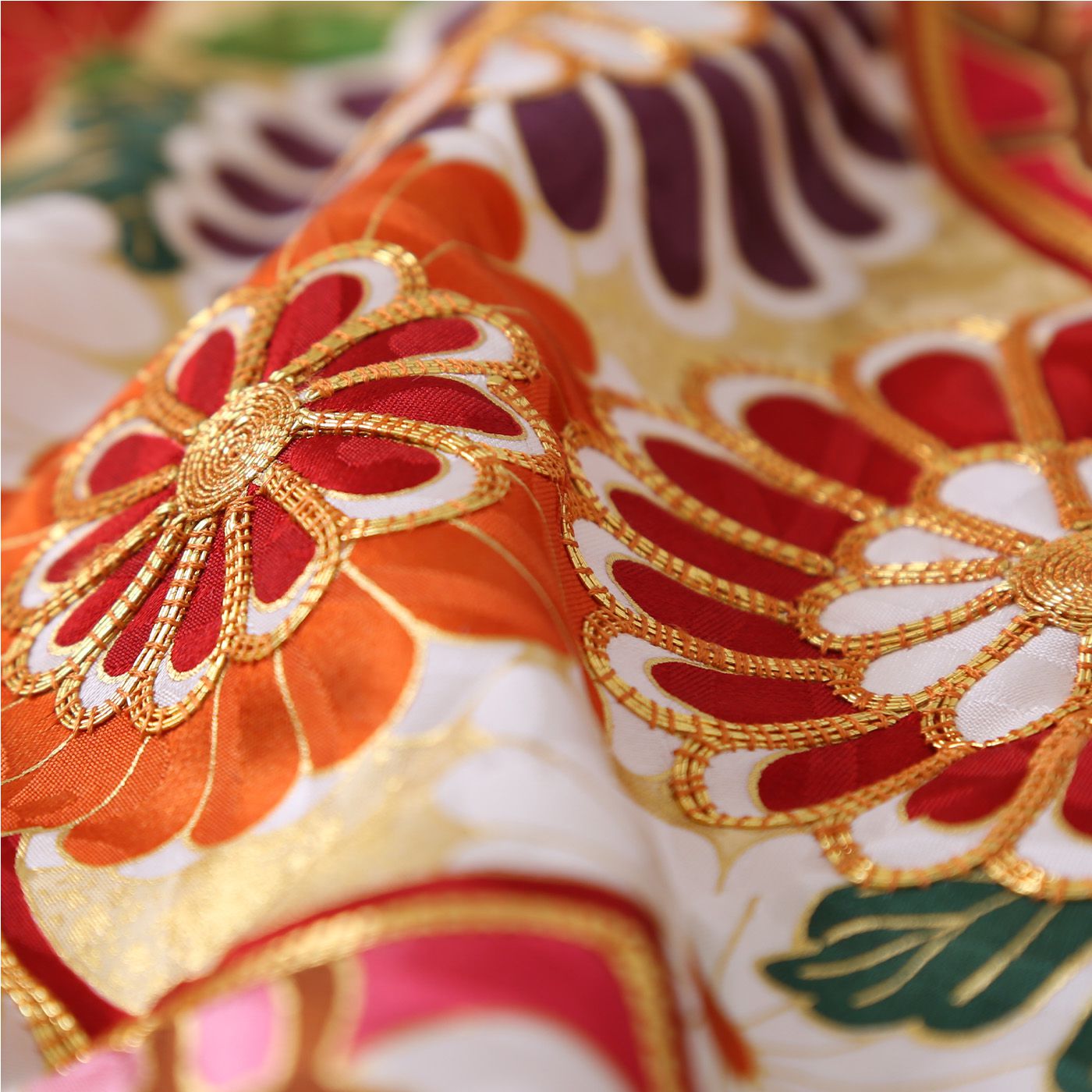 吉澤の友禅 赤 吉澤の本格型友禅 松竹梅（【振袖・袋帯・長襦袢の