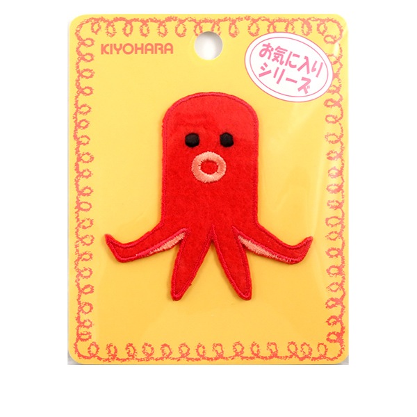 ワッペン 『お気に入りシリーズ ワッペン タコさんウィンナー MOW750