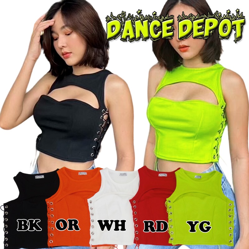 A0969-胸あきサイドレースアップタンク | トップス,タンクトップ