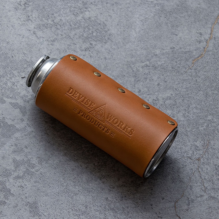 CB缶レザーカバー | DEVISE WORKS | キャンプ用品