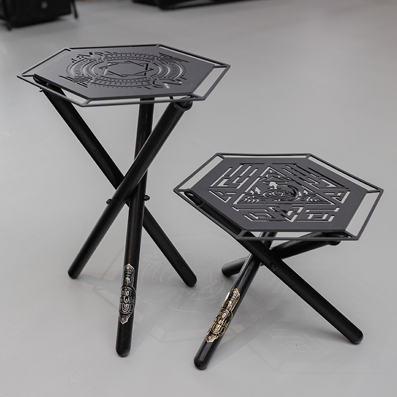 焚き火サイドスタンド KURO脚タイプ | DEVISE WORKS | キャンプ用品