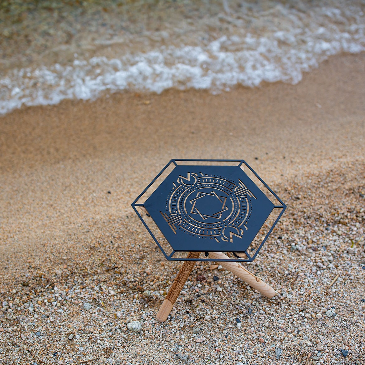 R*Y様 デバイスワークス 焚き火サイドスタンド ソマビト ケース付き