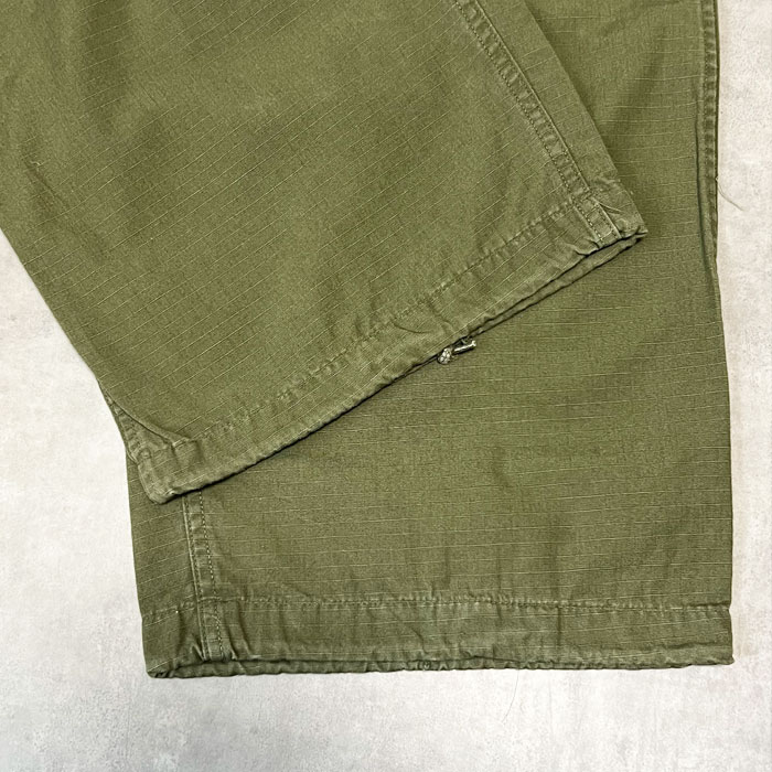 60's U.S.ARMY Jungle Fatigue Pants Rip-Stop LARGE/SHORT 60年代
