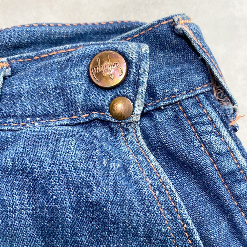 60's JEANIES by BLUE BELL DENIM RANCH PANTS 60年代 ブルーベル