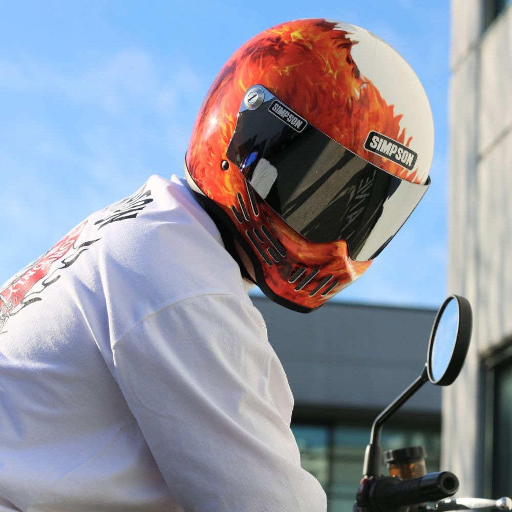 SIMPSON M30 フレアホワイト | SIMPSONヘルメット公認オンラインストア
