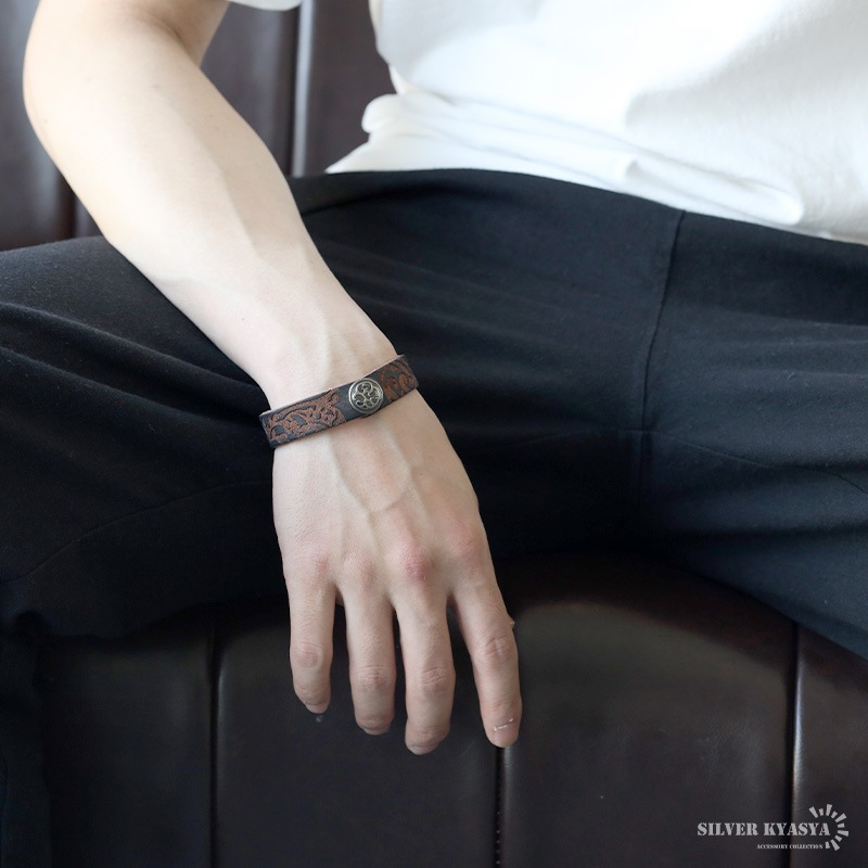 アメリカン レザーバングル [b835] | スタイルで探す,ネイティブ系