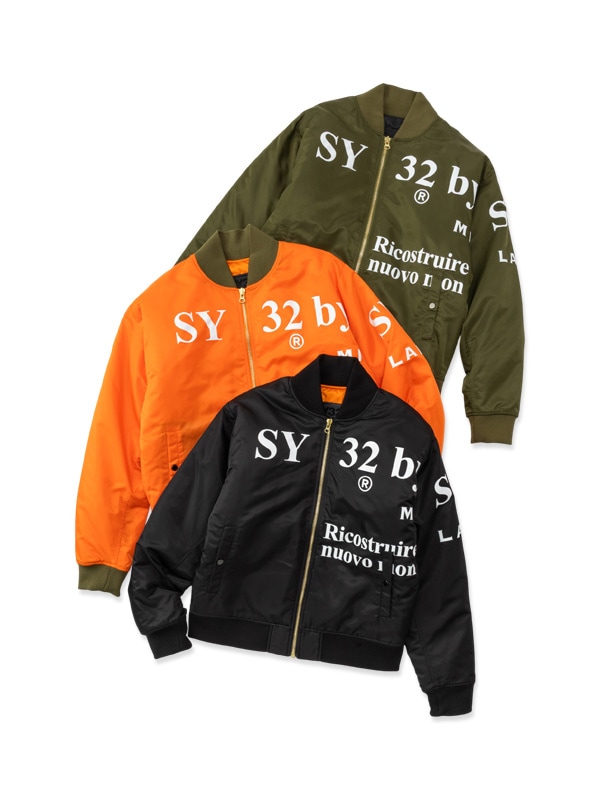 SEPARATE GRAPHIC MA-1 | TOPS,OUTER WEAR | 【公式】SY32 by SWEET