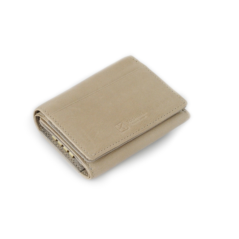 三つ折り財布（ベージュ） | 三つ折り財布 | YOSHINA