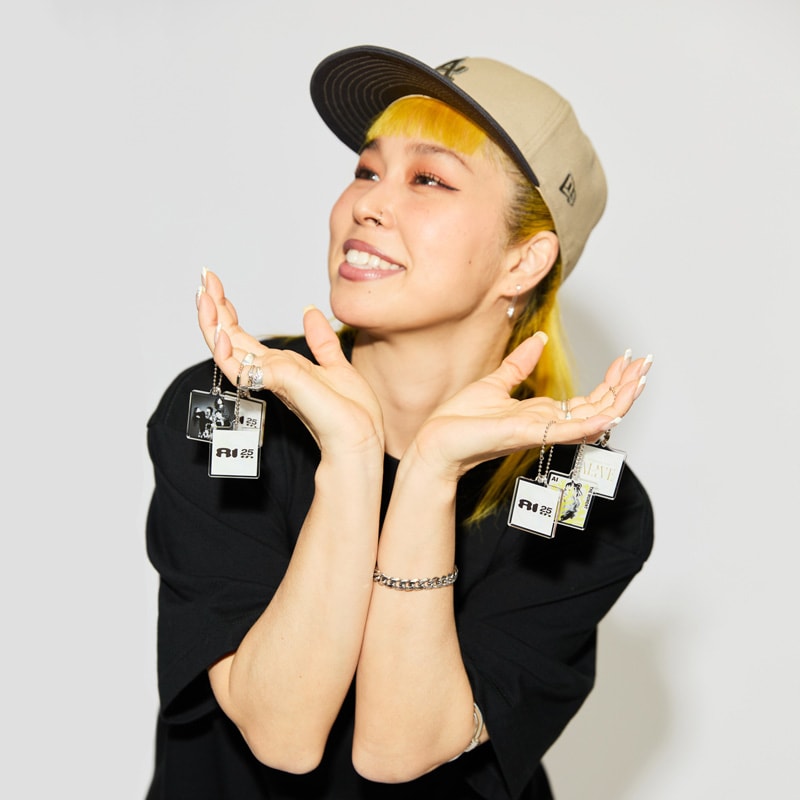 ミニキーホルダー | AI 25th best tour ← ALIVE → ツアーグッズ | AI