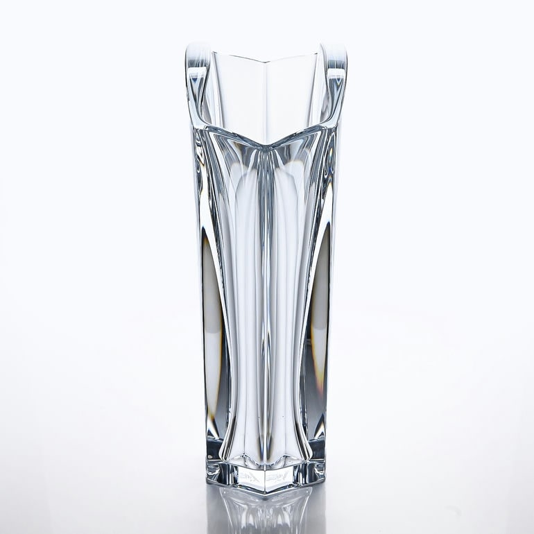 バカラ 名入れ対応 Baccarat ベース 花瓶 トロフィー ギンコ 18cm S