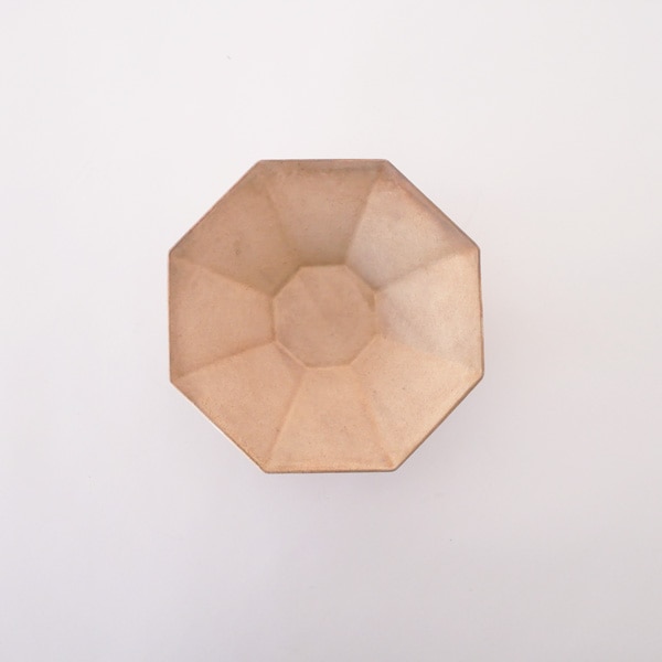 瀬川辰馬 硫化銀彩八角鉢 modelA 16.5×16.5cm