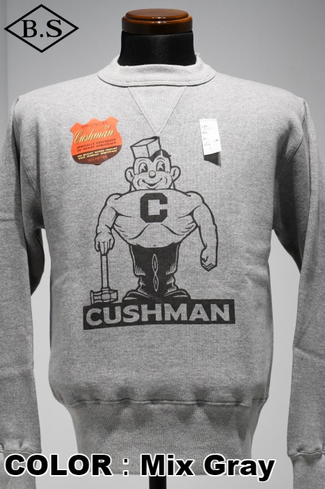 CUSHMAN / クッシュマン CUSHMAN スウェット 26901P PRINT SET-IN