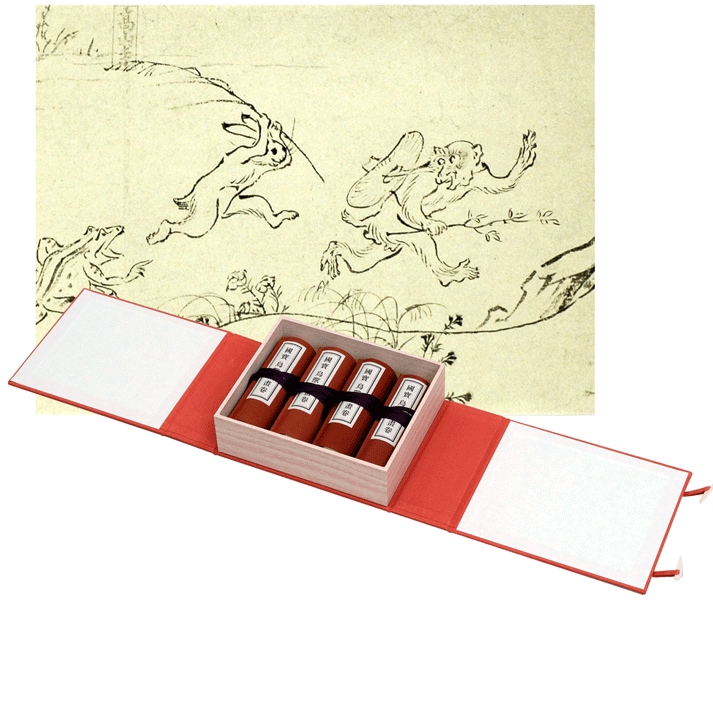 縮小絵巻物〈国宝 鳥獣人物戯画〉(四巻セット)京都便利堂オンライン