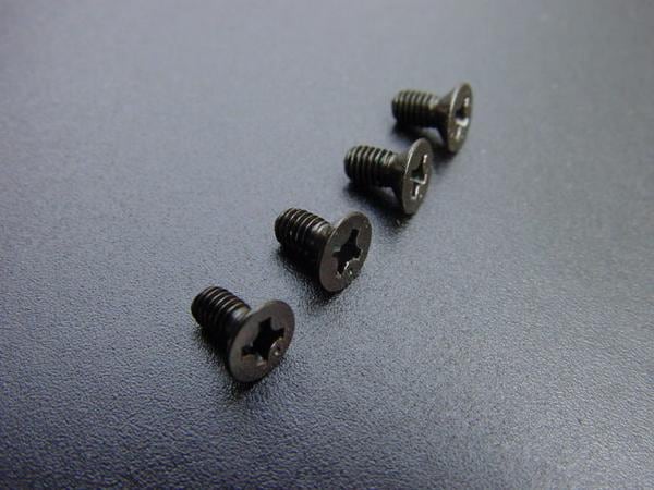 Z400FX/Z400GP/Z250FT タンクエンブレム取付ボルト(黒4本) | KAWASAKI