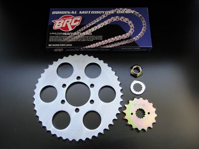 GT380 スチールスプロケ&シルバーチエン530サイズキット | SUZUKI