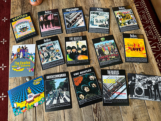 ビートルズ アルバムジャケット オフィシャル ポストカード （15枚