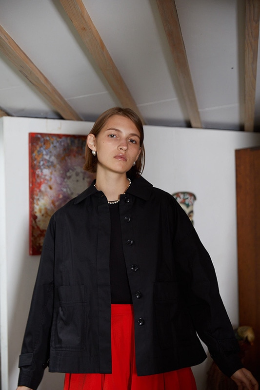 フライフロントステンカラーブルゾン/CAVEZA ROSSO/カベサロッソ | ALL