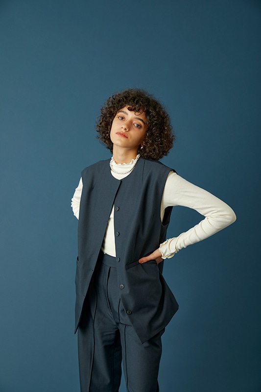 フライフロントクルーネックベスト/CAVEZA ROSSO/カベサロッソ | ALL