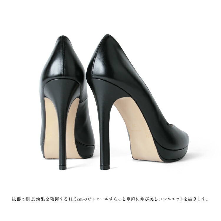 コメックス パンプス ポインテッドトゥ ハイヒール スエード ヒール