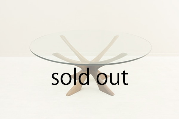 ガラステーブル ヴィッケルソ ローズウッド 北欧家具 通販 CLOVERSKY