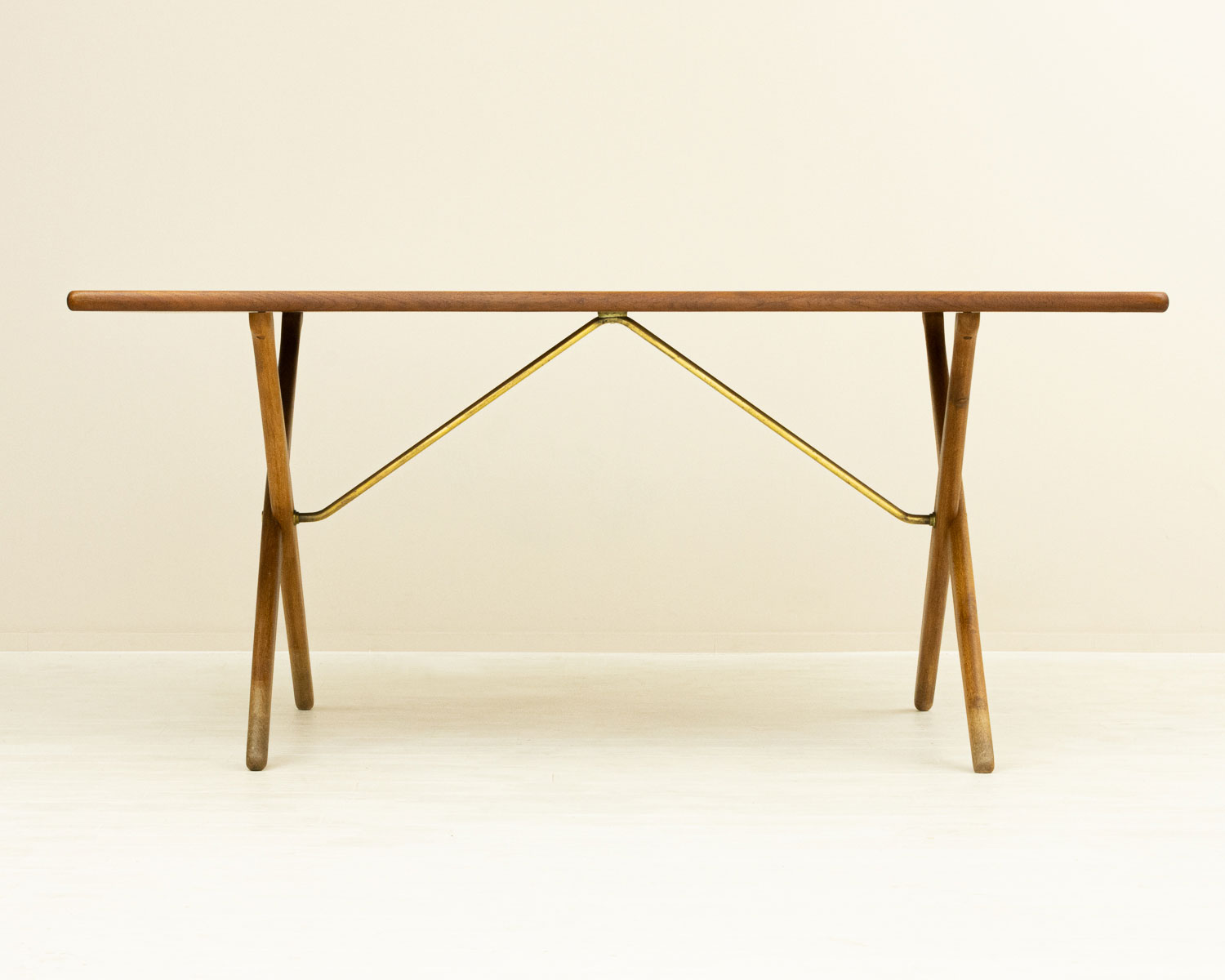 Remployヴィンテージ チーク オーバルダイニングテーブル(303) Remploy