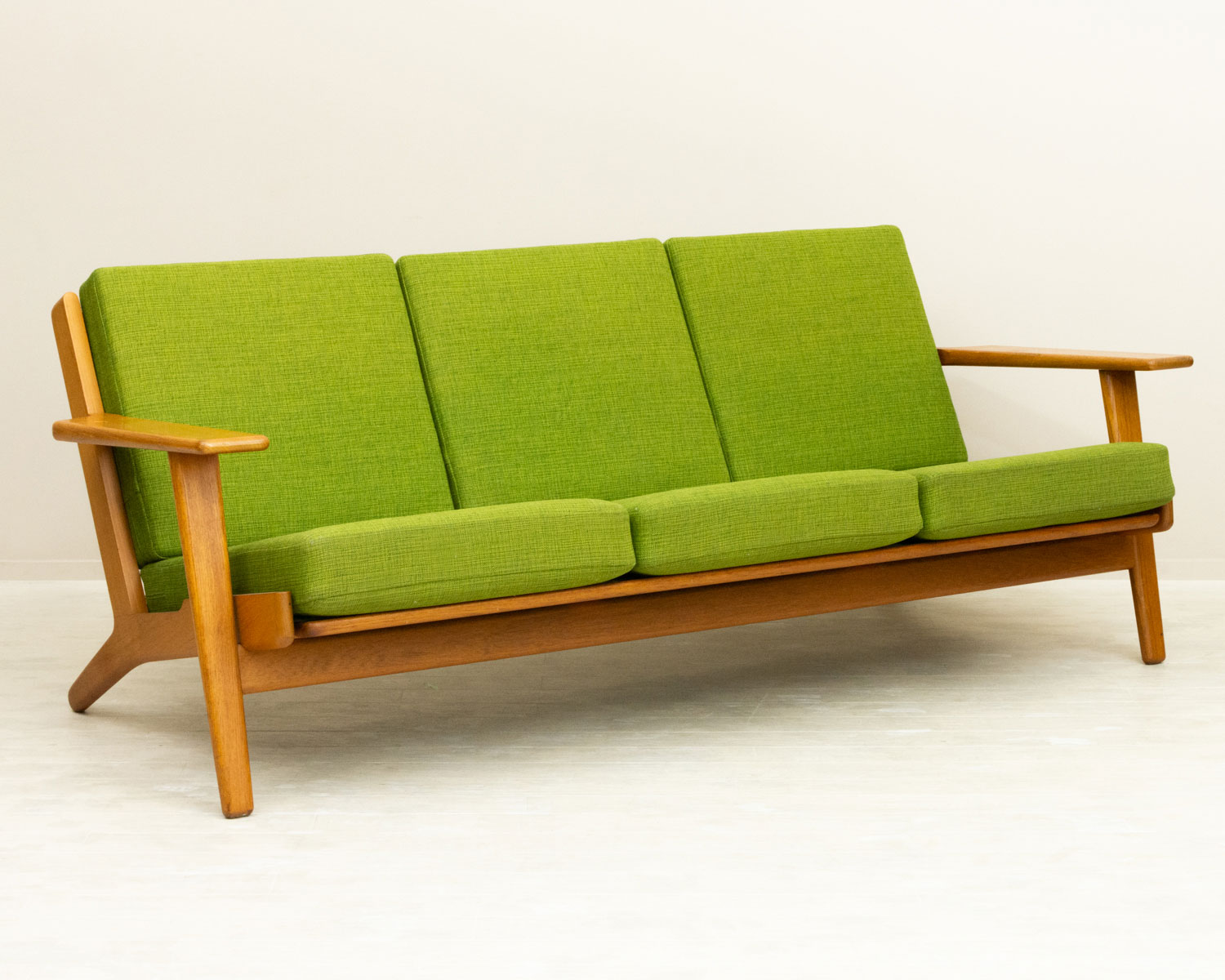 ハンスウェグナー GE290 3人掛けソファ チーク 北欧ビンテージCLOVERSKY