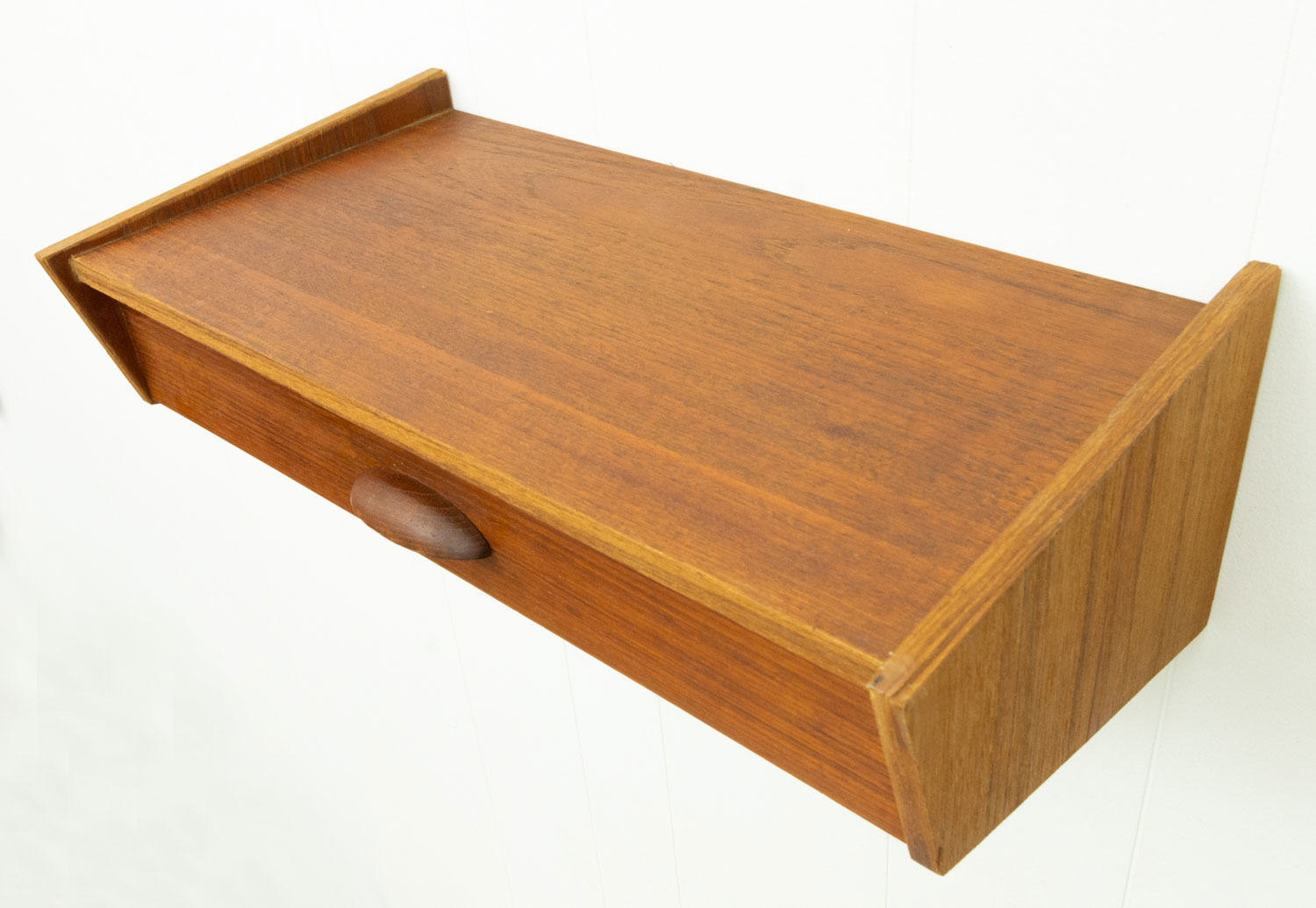 Johannes Sorth ウォールシェルフ チーク・ビーチ 北欧ビンテージ家具