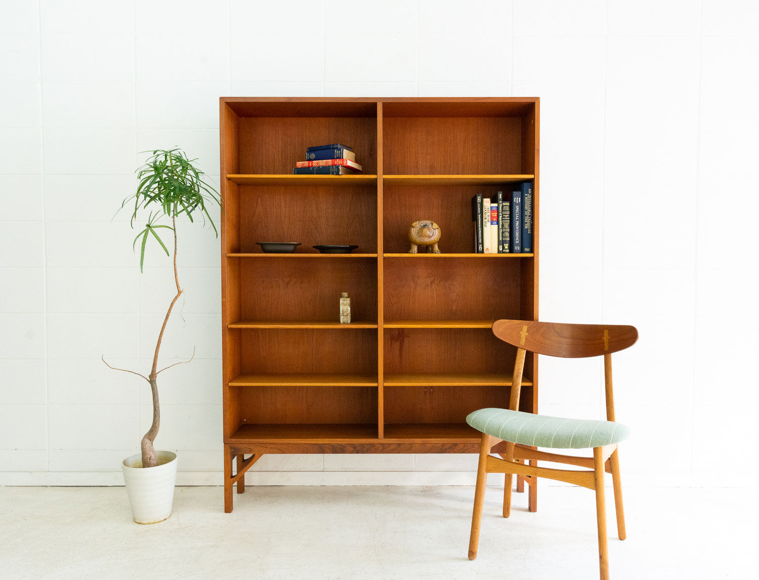 ボーエ・モーエンセン ブックシェルフ チーク 北欧ビンテージ家具CLOVERKY