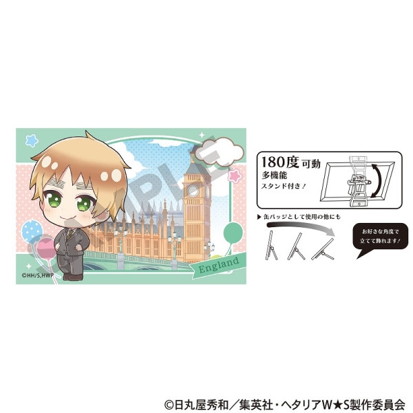 ヘタリア World☆Stars アート缶バッジ＿ロシア/ちまにわ