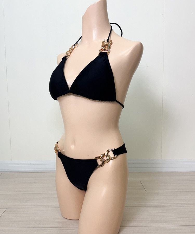 ゴールドチェーン ホルターネック ビキニ 水着 | スポーツウエア