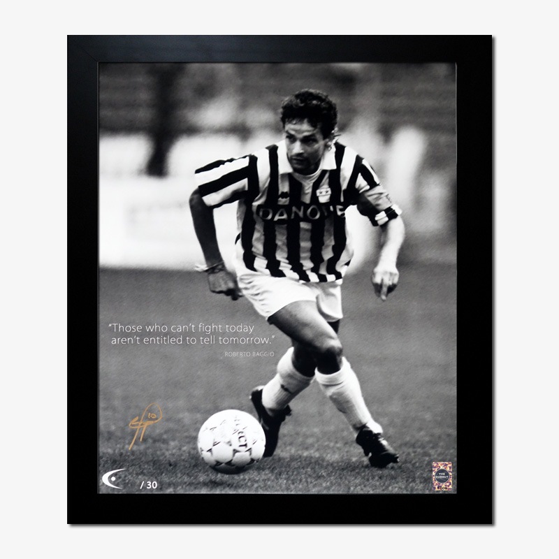 世界限定30枚] バッジョ直筆サイン入りクォートアート 