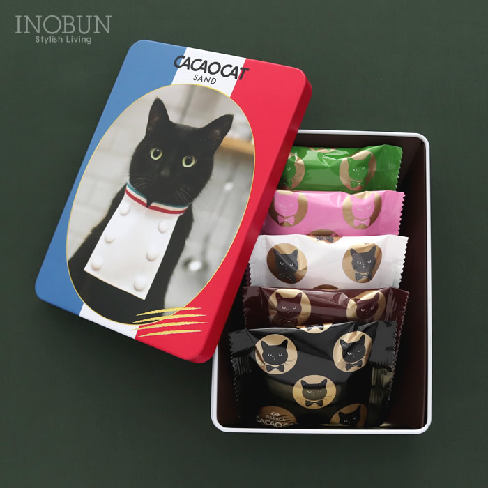 CACAOCAT SAND 缶 ミックス5個入り CAT ラングドシャ DADACA