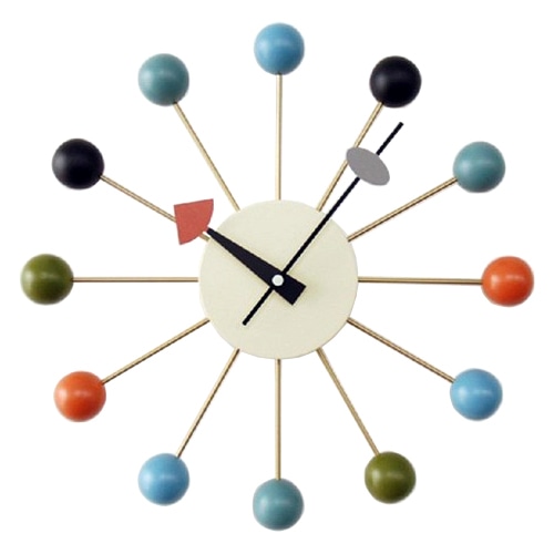 ジョージ・ネルソン ボールクロック マルチカラー 正規ライセンス版