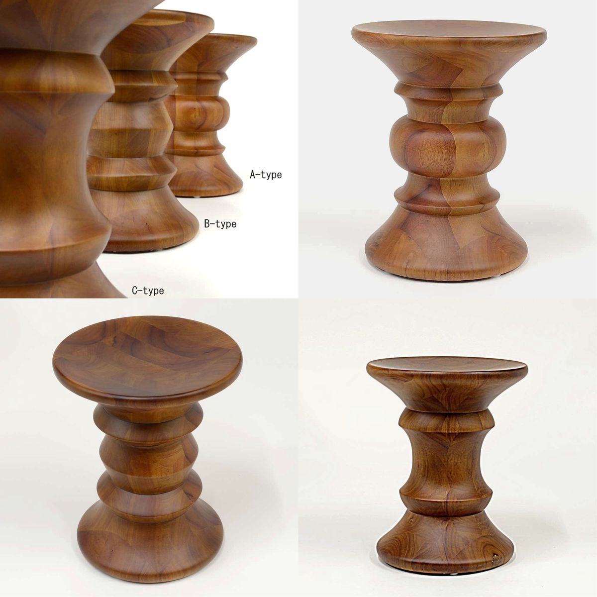 イームズ ウッドスツール タイプA 木製スツール