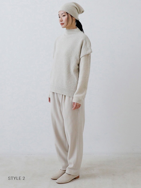 evam eva｜wool fox pullover｜ladies',tops
