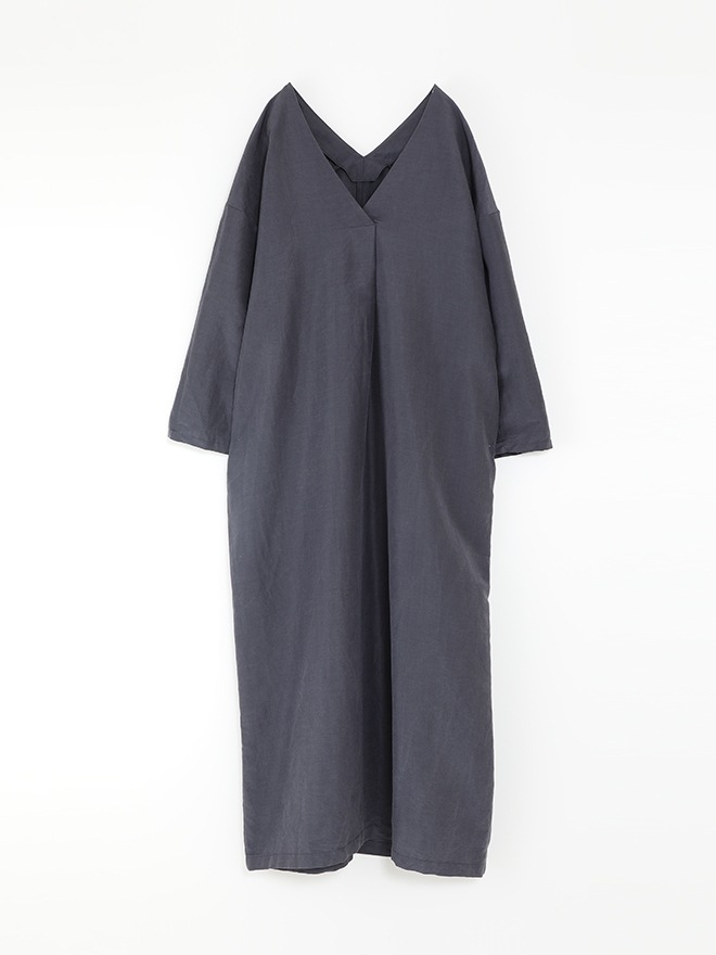 evam eva｜linen silk one-piece｜ladies'